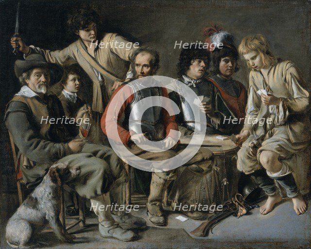 'A quarrel', 1640. Artist: Mathieu Le Nain.