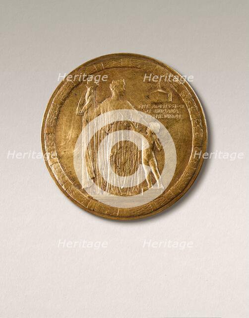 The Indiana Medal (The Admission of Indiana to the Union), 1916. Creator: Janet Scudder.