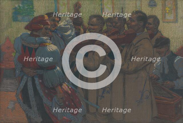 Samko Dudik with his Band, 1927. Creator: Anton Frolka.