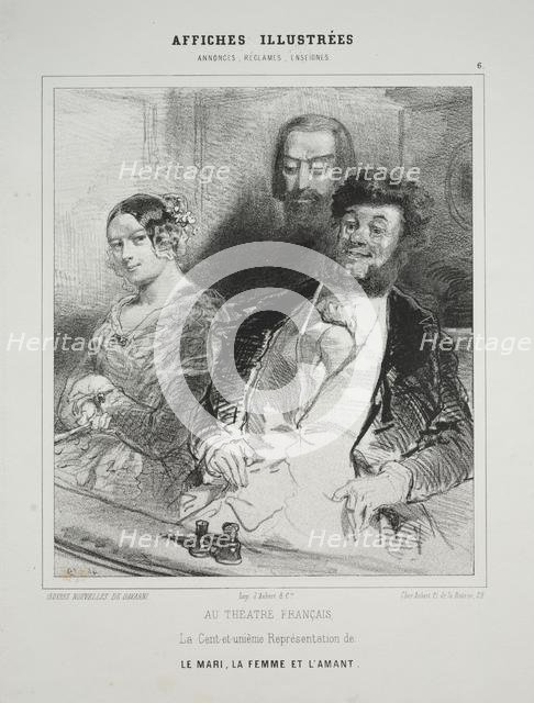 Affiches Illustées. Creator: Paul Gavarni (French, 1804-1866).