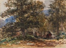 Crossing the Brook, 1846. Creator: David Cox the Elder.