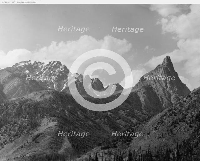 Mt. Edith, Alberta, between 1900 and 1906. Creator: Unknown.