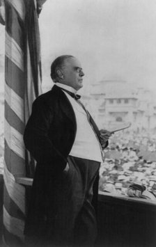 William McKinley delivering his last address, Buffalo, N.Y., Sept. 5, 1901, c1901. Creator: Frances Benjamin Johnston.