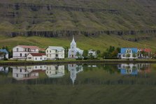 East Fjord Town, Iceland. Creator: Tom Artin.