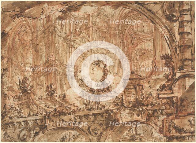 A Magnificent Palatial Interior, 1748/1752. Creator: Giovanni Battista Piranesi.