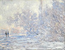 Frost in Giverny (Le Givre à Giverny), 1885. Artist: Monet, Claude (1840-1926)