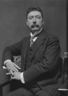 Grierson, Frances, Mr., portrait photograph, 1913. Creator: Arnold Genthe.