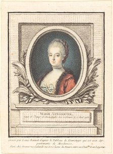 Marie-Antoinette, Dauphine. Creator: Louis Marin Bonnet.