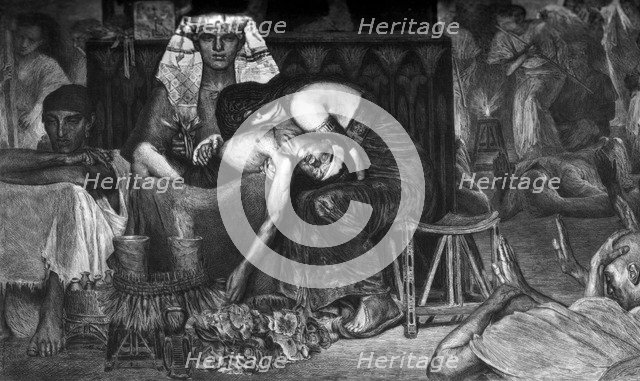 'The Death of the First Born', 1872 (c1880-1882).Artist: A Mongin