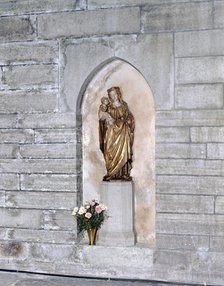 St Bridget, sculpture in Vadstena Abbey, Sweden. Artist: Torkel Lindeberg