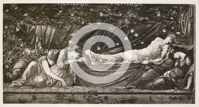 The Briar Rose Series - The Rose Bower/ The Sleeping Beauty (III), c1870s, (1900). Creator: Unknown.