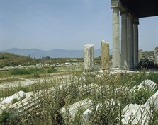 Portico of the northern agora, Miletus, Anatolia, Turkey, 300-133 BC (1999). Creator: Unknown.