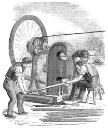 The Building in Hyde Park, for the Great Exhibition of 1851 - Punching Machine, 1850. Creator: Unknown.