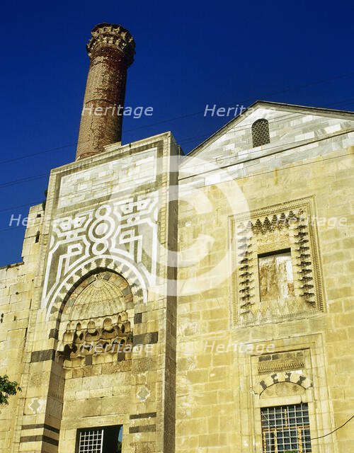 Façade, Isa Bey Mosque, Selçuk, Turkey, 1999. Creator: LTL.
