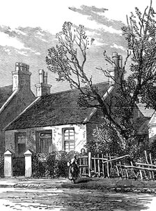 House where Livingstone dwelt in his youth, 1874. Creator: Unknown.