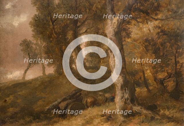 Study of Trees, 1874. Creator: Sir John Gilbert.