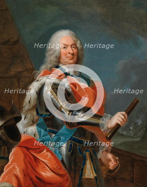 Portrait of William VIII, Landgrave of Hesse-Kassel (1682-1760). Creator: Tischbein, Johann Heinrich, the Elder (1722-1789).