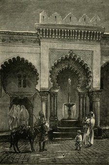 'Colonnade of the Mosque of Djamaa-El-Kebir, Algiers', 1890.   Creator: Unknown.
