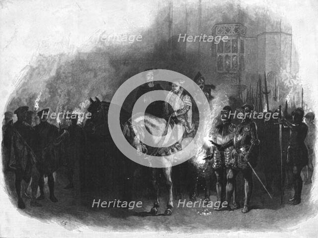 'Historical Aspects of Hampton Court; Edward VI. And the Protector Somerset- 'The Night Alarm'', 189 Creator: Unknown.