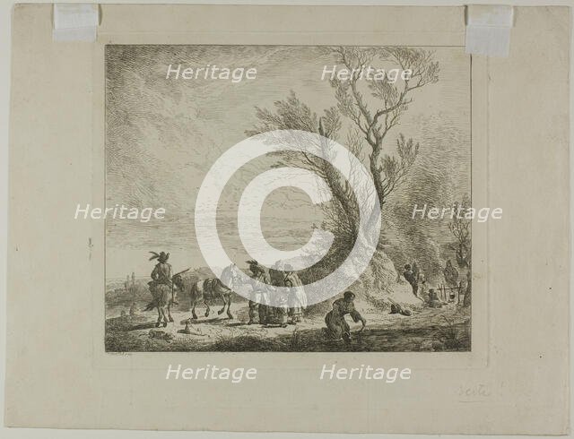 Wayfarer's Camp, 1730. Creator: Christian Wilhelm Ernst Dietrich.