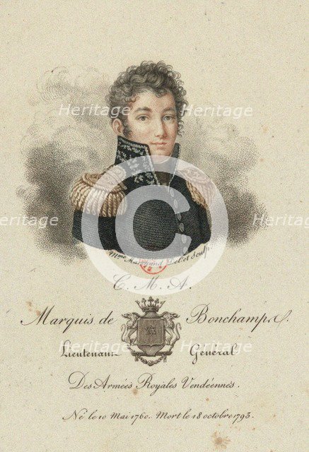 Charles-Melchior-Artus marquis de Bonchamps (1760-1793), 1795.