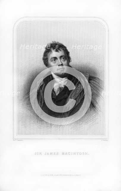 Sir James Mackintosh, Scottish writer and philosopher, (1870).Artist: S Freeman