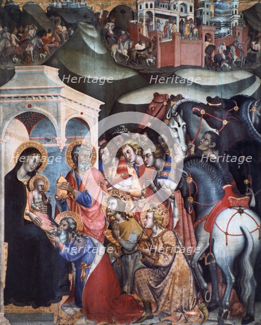 Adoration of the Magi, 1380s. Artist: Bartolo di Fredi