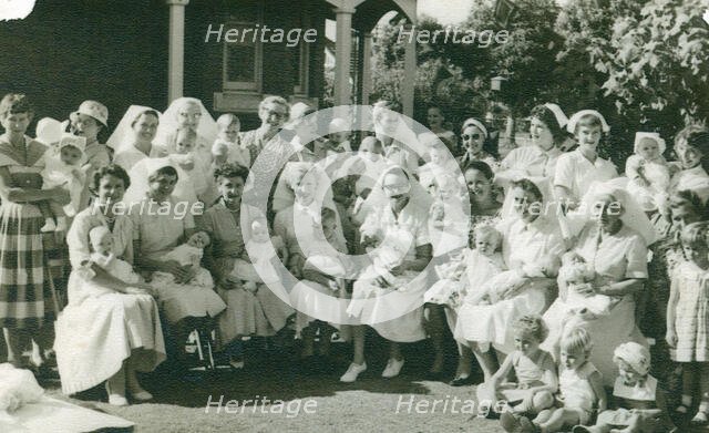 Mothers and babies at a 'Back to St Monan's Day'  afternoon, 1959. Creator: Unknown.