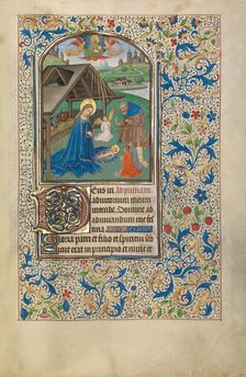 The Nativity; Arenberg Hours, early 1460s. Creator: Willem Vrelant.