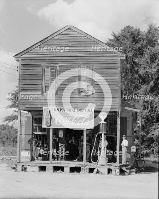 Crossroads store, Sprott, Alabama, 1935 or 1936. Creator: Walker Evans.