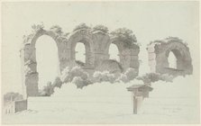 A Part of an Aqueduct in Rome, c.1809-c.1812. Creator: Josephus Augustus Knip.