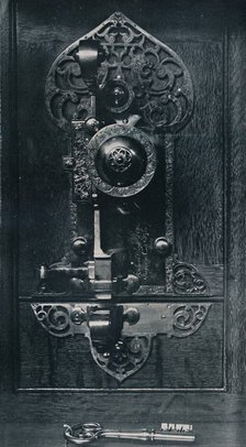 Oliver Cromwell's Portable Steel Lock, c17th century, (1904). Artist: Unknown