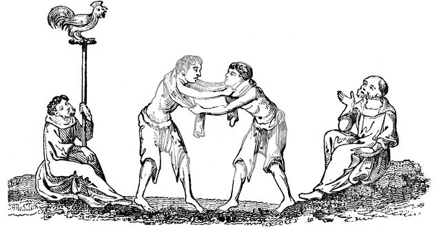 Ancient Wrestling, (1833). Artist: Unknown