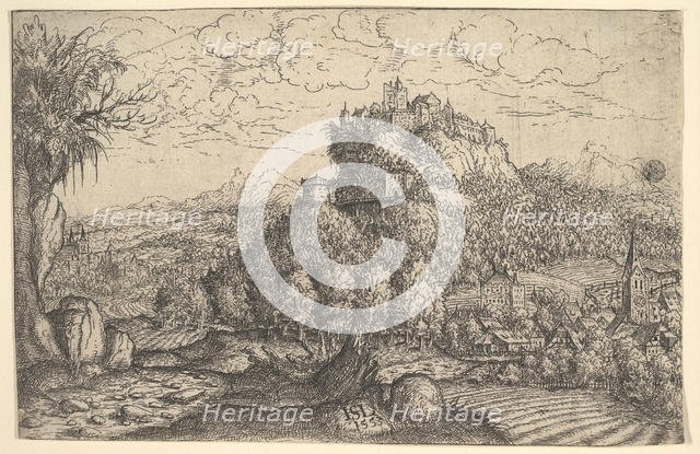 Landscape, 1553. Creator: Hans Sebald Lautensack.