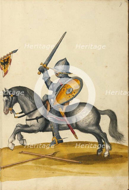 A Horseman in Armor, about 1560-1570. Creator: Unknown.