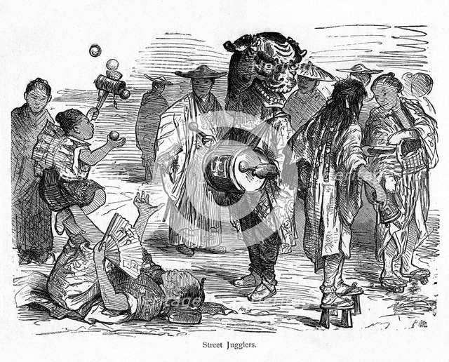 Chinese carnival. Artist: Unknown