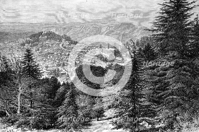 Simla, India, 1895.Artist: Bertrand