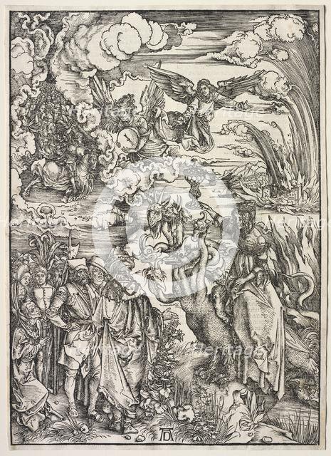 Revelation of St. John: The Woman of Babylon, 1511. Creator: Albrecht Dürer (German, 1471-1528).