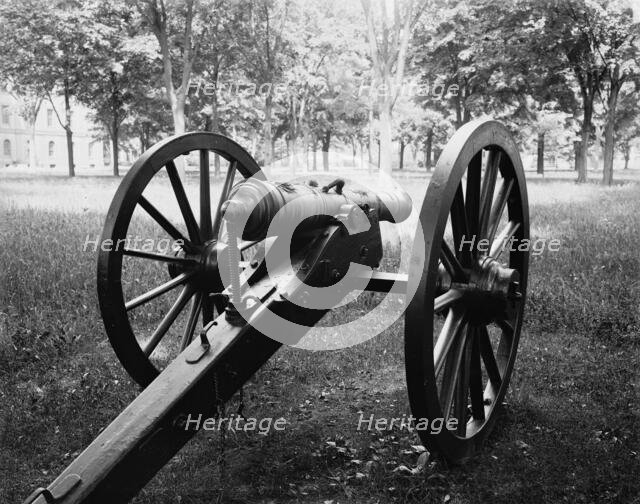 Old cannon captured from French, U.S. Arsenal, Springfield, Mass., c1905. Creator: Unknown.