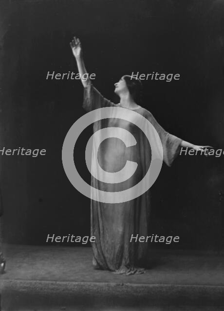 Miss Stella Block, 1919 or 1920. Creator: Arnold Genthe.