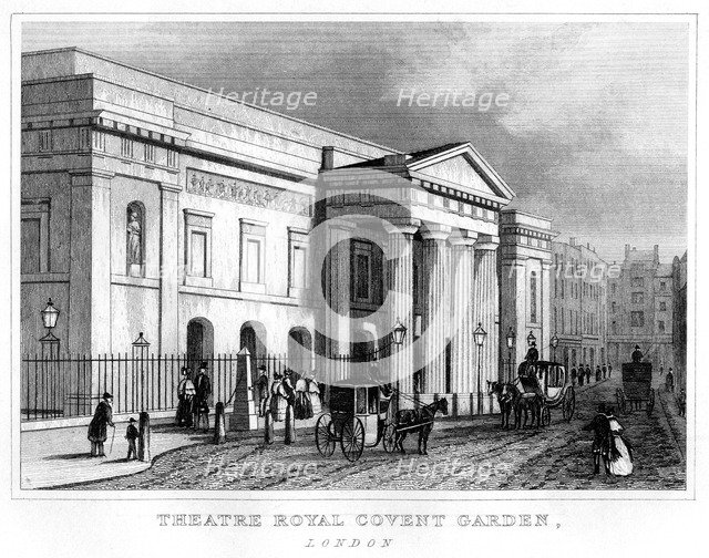 Theatre Royal Covent Garden, Westminster, London, 19th century. Artist: Unknown