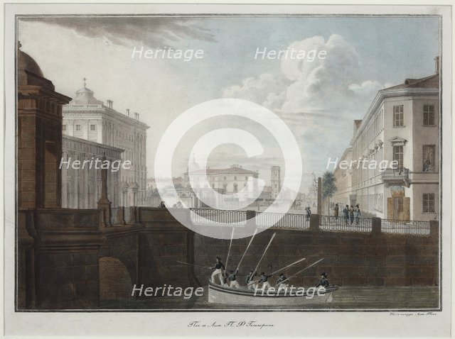 The Fontanka River near the Anichkov Bridge.