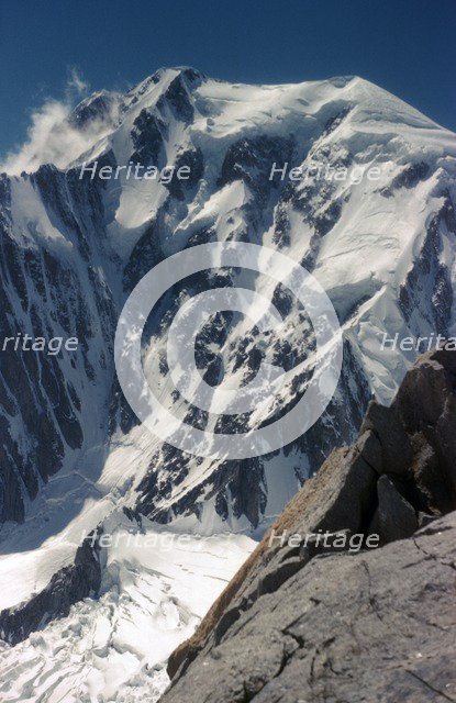 Italian face of Mont Blanc. Artist: Unknown