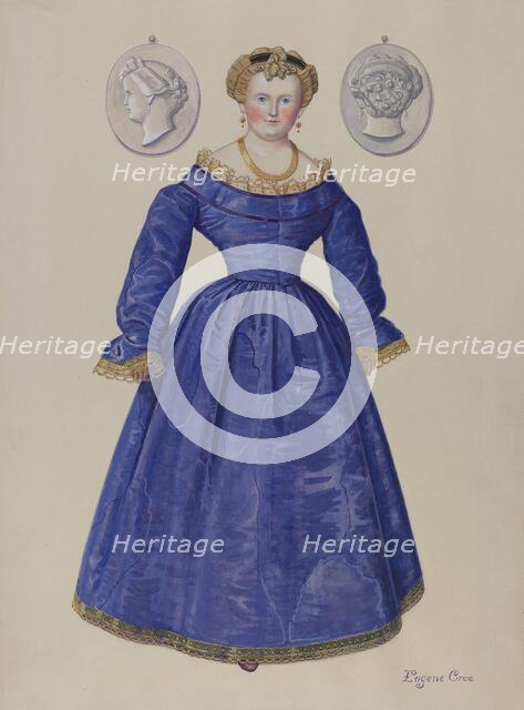 Doll: "Eugenia", c. 1938. Creator: Eugene Croe.