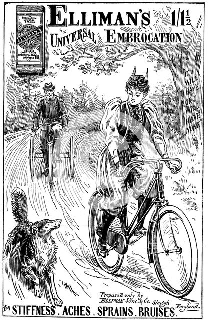 Advertisement for Elliman's Universal Embocation, 1895. Artist: Unknown