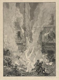 [City Fire]. Creator: Auguste Louis Lepère (French, 1849-1918).