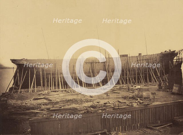 Aphrodita Under Construction, ca. 1857. Creator: Robert Howlett.