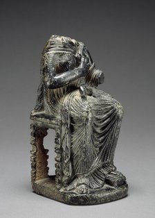 Statuette of Seated Isis with Infant Harpokrates, 1st century B.C.-1st century A.D. Creator: Unknown.