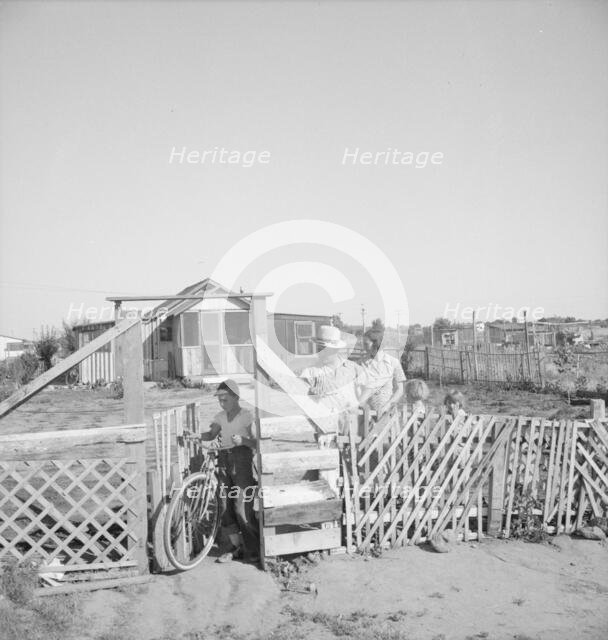 Family from Oklahoma; have been in California for 6 years..., near Fresno, California, 1939 Creator: Dorothea Lange.