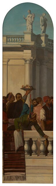 Venetian style feast (left part), between 1846 and 1851. Creator: Louis Candide Boulanger.